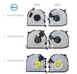  Quạt Dell XPS 15 9550 0RVTXY 5V 0,5A 4 chân CPU & Precision 5510 (ORG +) 