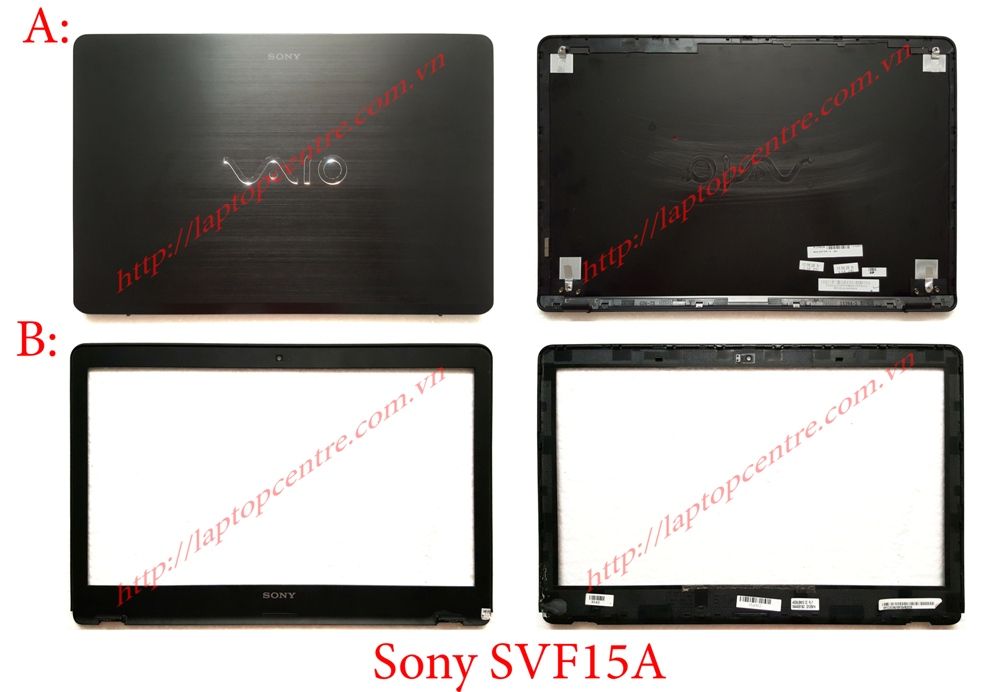  Vỏ D Sony SVF 15A Đen Nhựa (ORG -) 