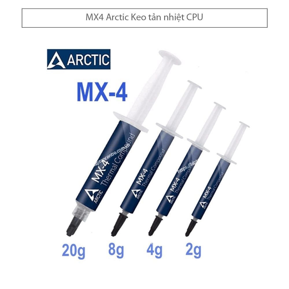  Keo tản nhiệt CPU GPU Card đồ họa dạng tuýp MX4 4g Độ dẫn nhiệt 8.5W/mk (ORG +) 