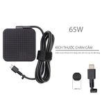  Sạc Asus ZenBook 14 65W 3,25A 20V chân USB C Hình vuông, bề mặt lưới & UX4100E UX3402VA UX3402ZA UX393EA UX392FA UX363JA UX371EA UX490UA UX482EAR UP5302ZA, ExpertBook B3402FEA B5302FEA Q325 Q325U A19-065A3A ADP-65SD B AD2120520 (ORG +) 