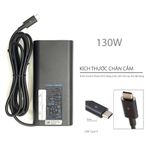  Sạc Dell 130W 19.5V 6.7A chân Usb C hình Oval & Precision 5530 2-in-1 XPS 9575 2-in-1 9570 17 9700 Dell XPS 17 9720 07MP1P (ORG +) 