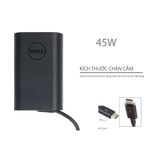 Sạc Dell 45W 20V 2.25A chân Usb C hình Oval & Dell Latitude 7370 7415 7220 7210 2-in-1, XPS 13 9300 9310 2-in-1 9315 2-in-1 (ORG +) 