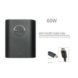  Sạc Dell 60W 20V 3A chân Usb C hình Oval kèm cáp 022JKR & Dell XPS Plus 9320 5420 5290 5480 5491 5495 5520 5530 5580 5590 5591 04RYWW (ORG +) 