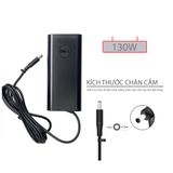  Sạc Dell 130W 19.5V 6.67A chân 4.5x3.0 kim nhỏ hình Oval & Precision 5510 5520 5530 5540 Vostro 7500 7510 7590 7620 7650 XPS 15 7590 9570 9560 9550 9530 0V363H (ORG +) 