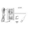  Sạc LG 65W 20V 3.25A chân USB C hình Oval màu trắng & Sạc LG Gram 16Z90P 17Z90P-G AA74C EAY65895911 (HCP +) 