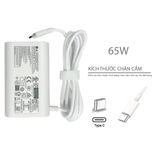  Sạc LG 65W 20V 3.25A chân USB C hình Oval màu trắng & Sạc LG Gram 16Z90P 17Z90P-G AA74C EAY65895911 (HCP +) 
