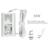  Sạc LG 65W 20V 3.25A chân USB C hình Oval màu trắng & Sạc LG Gram 16Z90P 17Z90P-G AA74C EAY65895911 (HCP +) 
