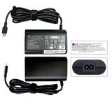  Sạc LG 65W 20V 3.25A chân USB C hình Oval màu đen & Sạc LG Gram 16Z90P 17Z90P-G AA74C EAY65895901 (HCP +) 