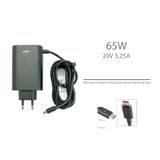  Sạc LG 65W 20V 3.25A chân USB C hình Oval Màu đen & LG Gram 14Z90P 16Z90P 17Z90P ADT-65DSU (ORG +) 