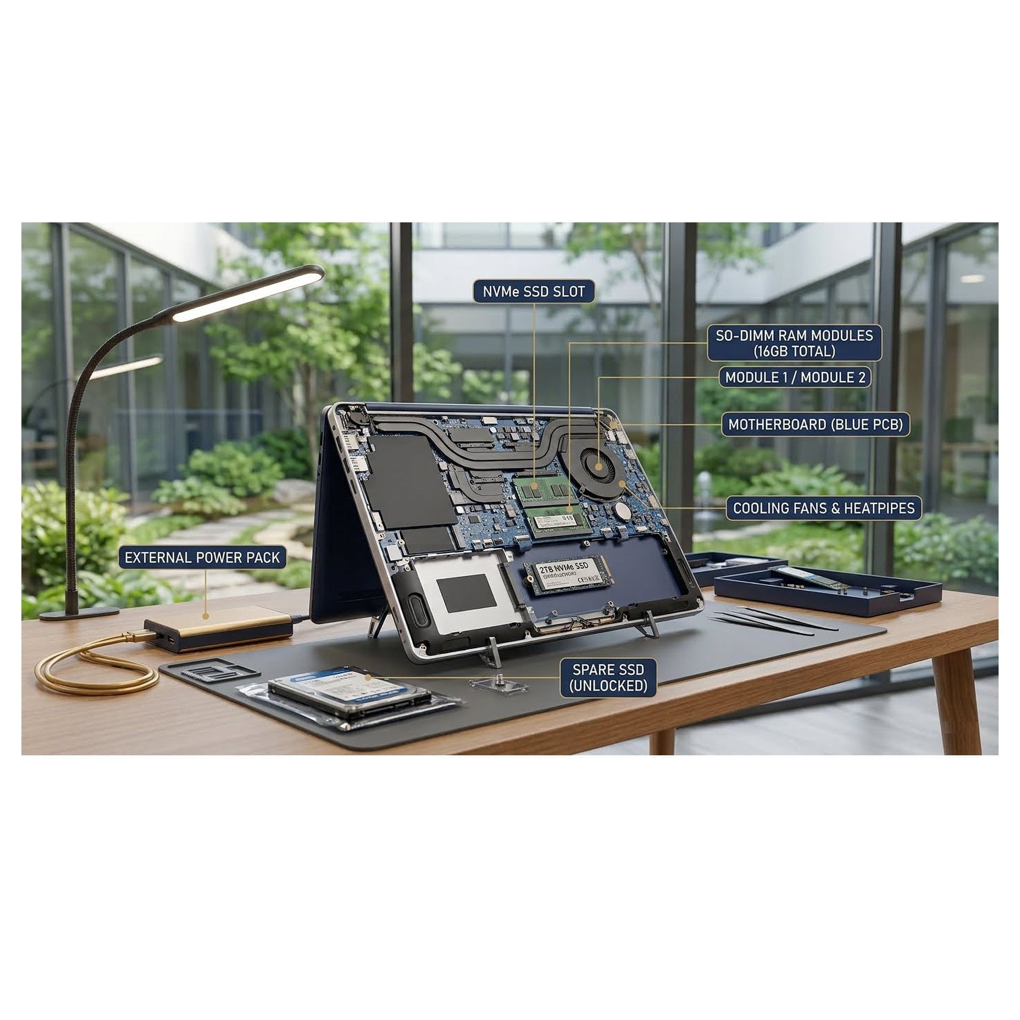  Thay ổ cứng laptop (bao gồm dịch vụ Cài đặt, chuyển dữ liệu) 