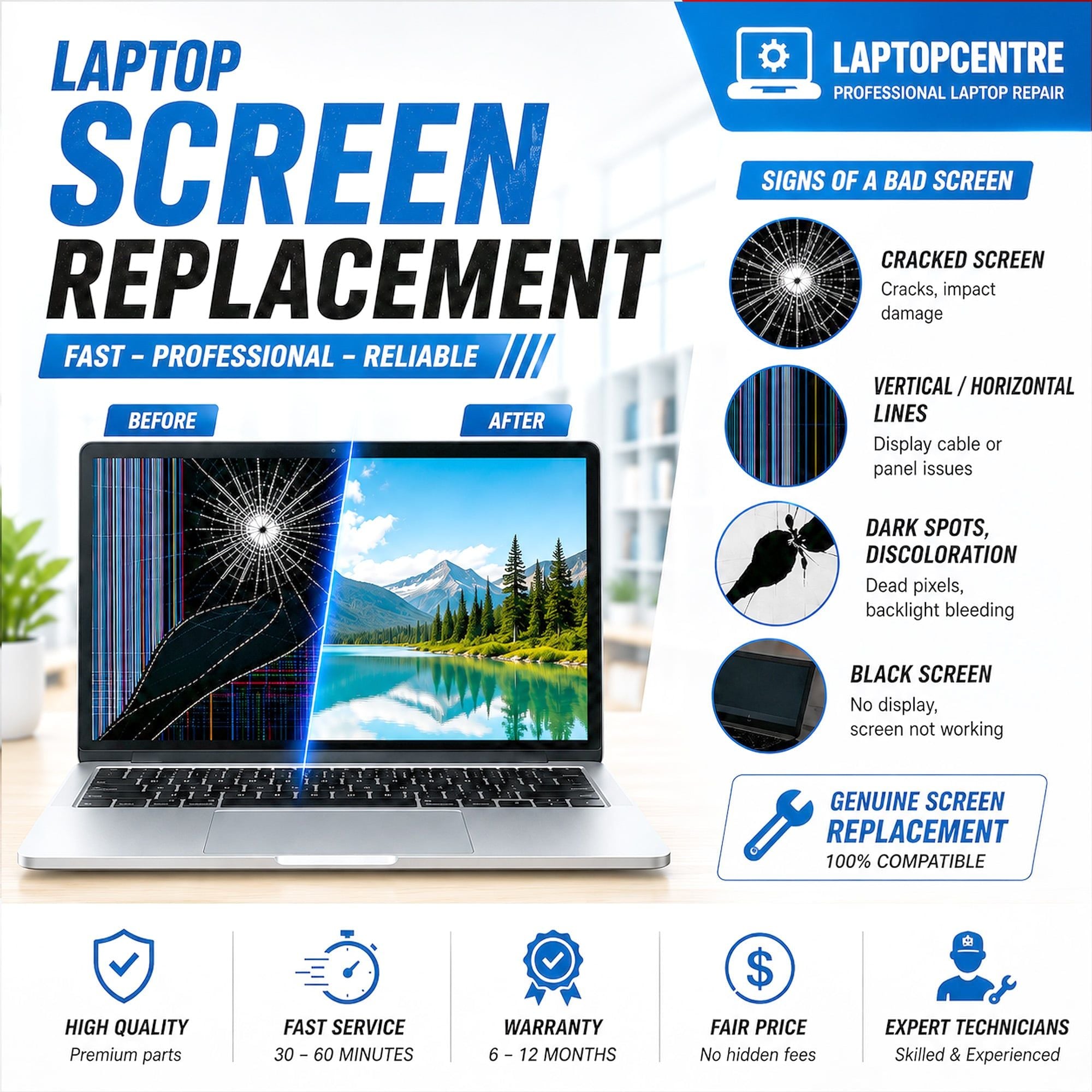  Thay Màn hình laptop 