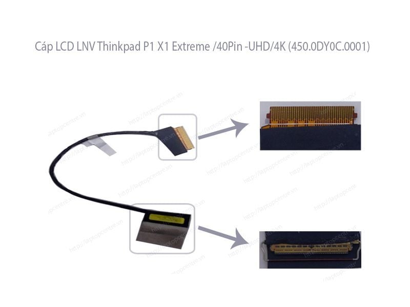  Cáp màn hình Lenovo ThinkPad X1 Gen2 (2015) 50.4LY03.001 40 chân Cảm ứng & Gen3 (ORG +) 