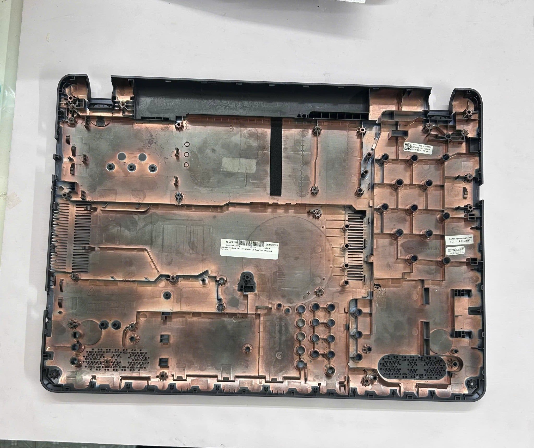  Vỏ D Asus VivoBook X507 13N1-41A0401 Ghi Xanh Nhựa Đế cao su & F507 (ORG +) 