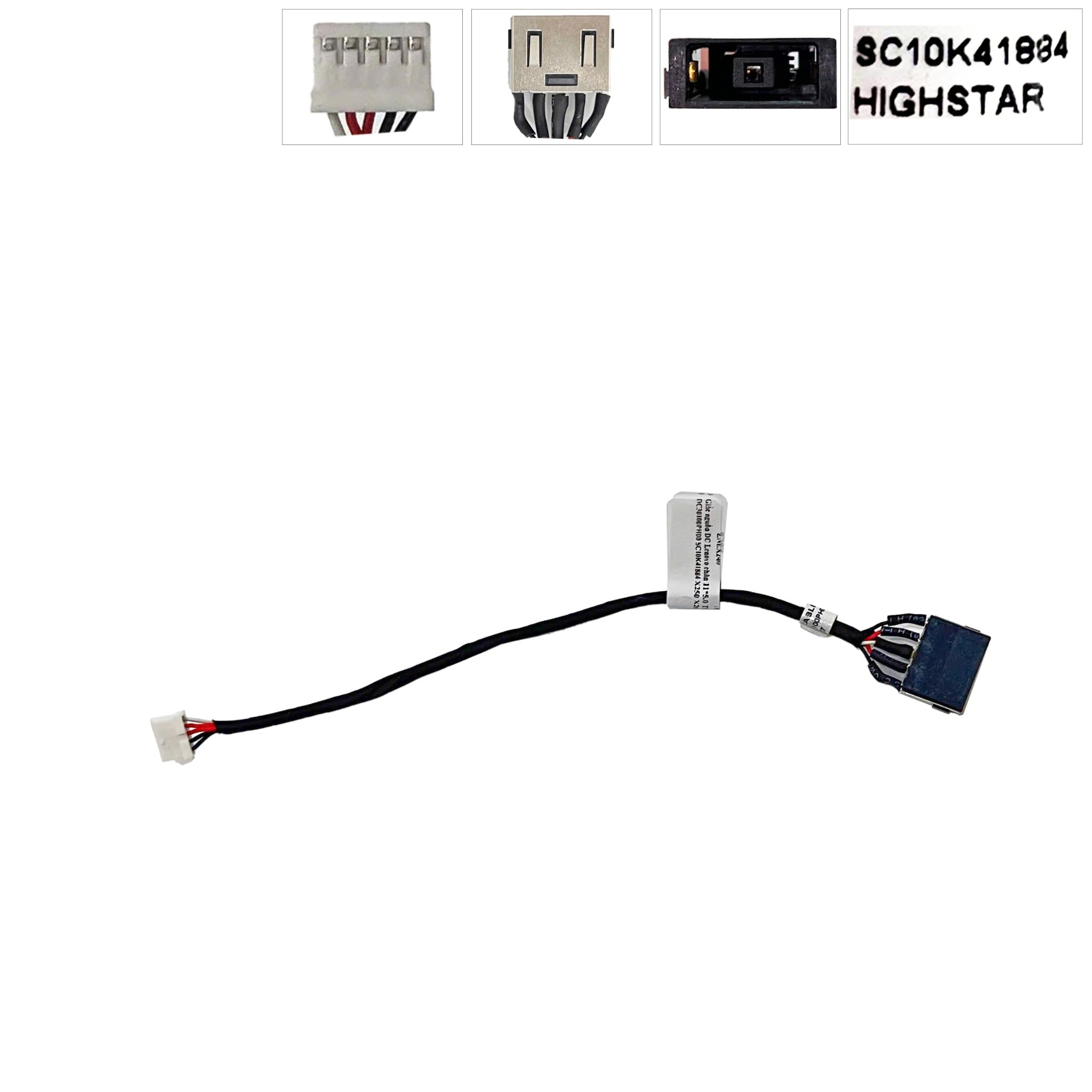  Giắc nguồn DC Lenovo chân 11x5.0 USB & ThinkPad X240 01AW439 01HY573 DC30100PH00 SC10K41884 X250 X260 X270 kèm cáp 