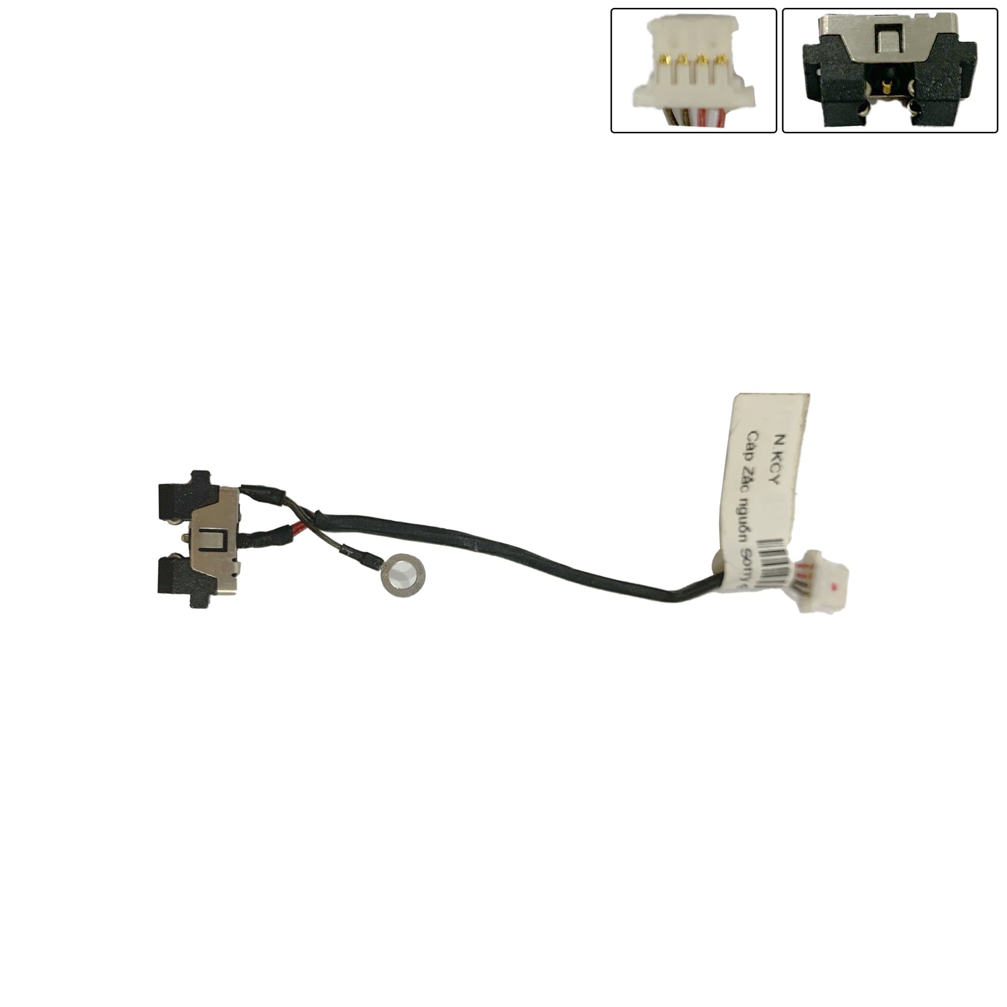  Giắc nguồn DC Sony chân nam châm Sony Vaio SVF13N kèm cáp 