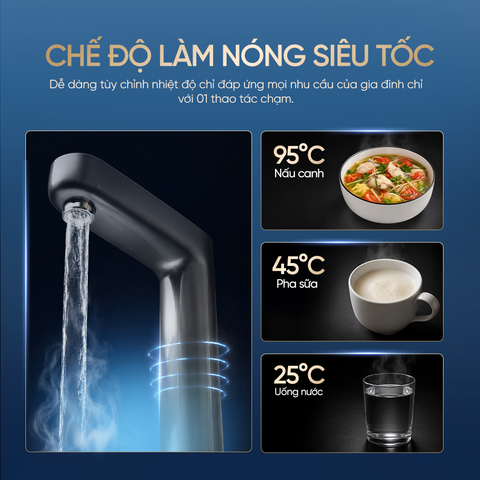  Máy lọc nước Joymie IH800G làm nóng siêu tốc lưu lượng lớn 