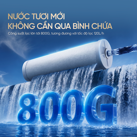  Máy lọc nước Joymie IH800G làm nóng siêu tốc lưu lượng lớn 