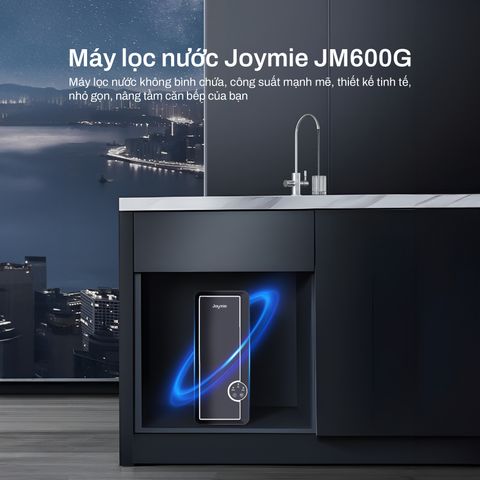  Máy lọc nước âm tủ bếp công suất lớn Joymie JM600G + Bút TDS 