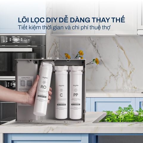  Combo 3 lõi lọc Joymie PP-C-RO tự thay thế tương thích với Máy lọc nước Joymie P30-B/ P30-C 