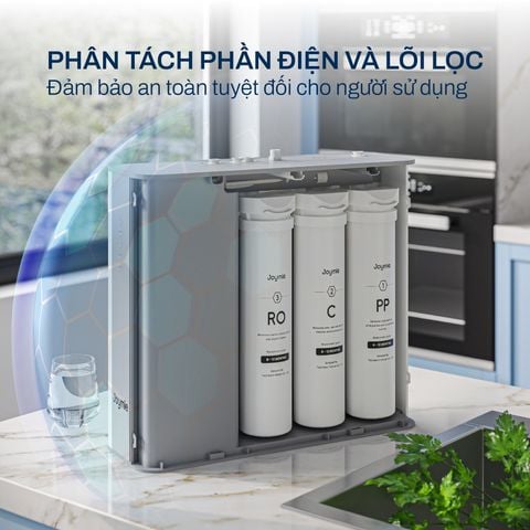  Combo 3 lõi lọc Joymie PP-C-RO tự thay thế tương thích với Máy lọc nước Joymie P30-B/ P30-C 