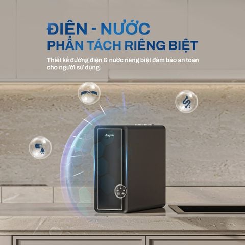  Máy lọc nước âm tủ bếp công suất lớn Joymie JM600G 