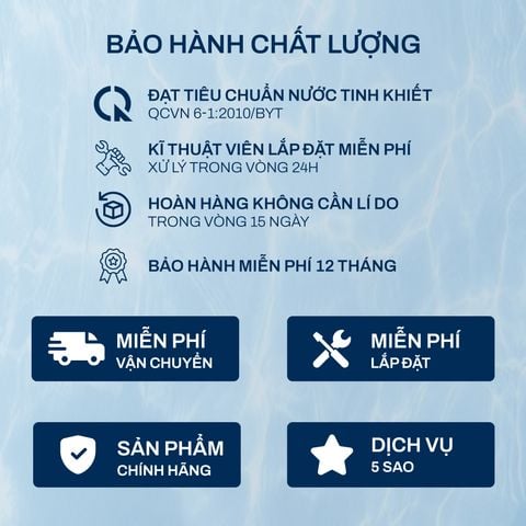  Combo 3 lõi lọc Joymie PP-C-RO tự thay thế tương thích với Máy lọc nước Joymie P30-B/ P30-C 