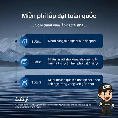  Máy lọc nước âm tủ bếp công suất lớn Joymie JM600G + Bút TDS 