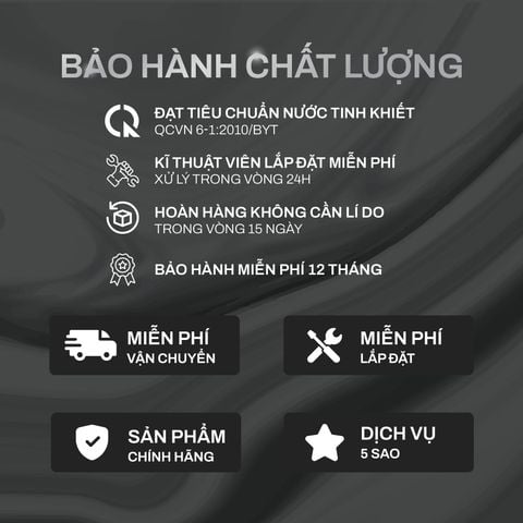  Máy lọc nước âm tủ bếp công suất lớn Joymie JM1000G 