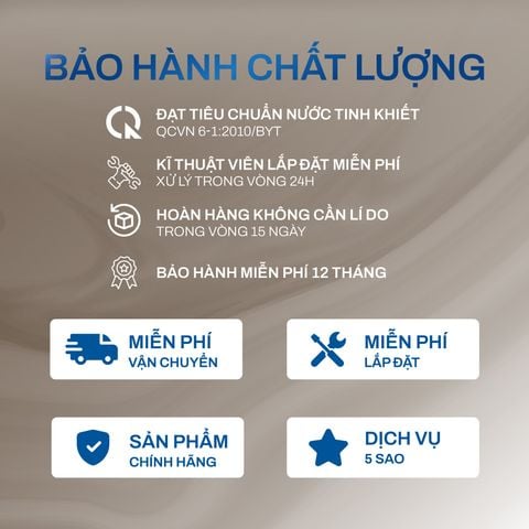  Máy lọc nước âm tủ bếp công suất lớn Joymie JM600G 