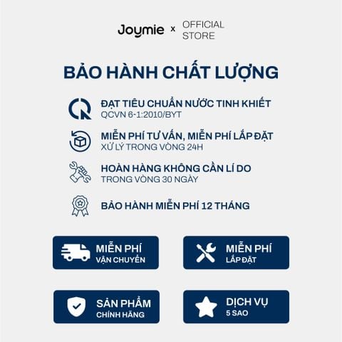  Lõi Lọc Joymie PCB tự thay thế tương thích với Máy lọc nước Joymie JM600G 