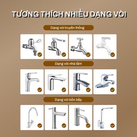  Đầu lọc nước tại vòi Joymie JFM12 
