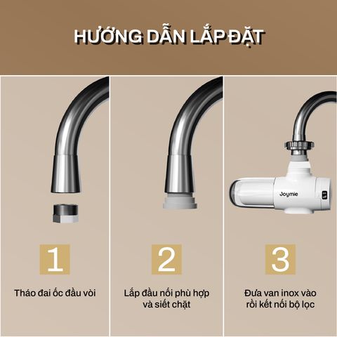  Đầu lọc nước tại vòi Joymie JFM12 