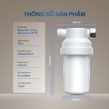  Bộ lọc đầu vòi hoa sen Joymie JSF08, Lọc nước tại vòi, gắn vòi tắm, rửa bát, có lõi thay thế 