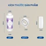  Bộ lọc gắn vòi sen Joymie JSF10 có mùi hương, bộ lọc gắn vòi đa năng 