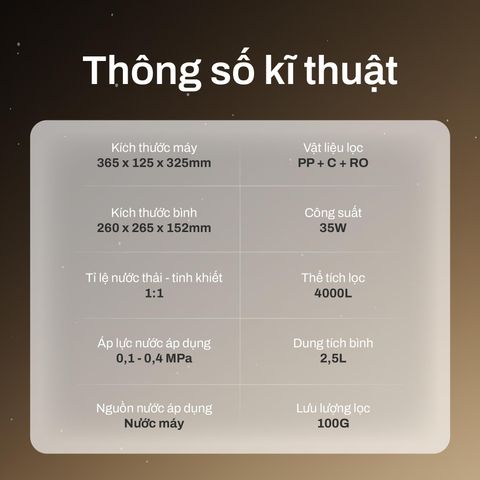  Máy lọc nước âm Joymie P30-B, có hệ đèn nhắc thay lõi tự động 