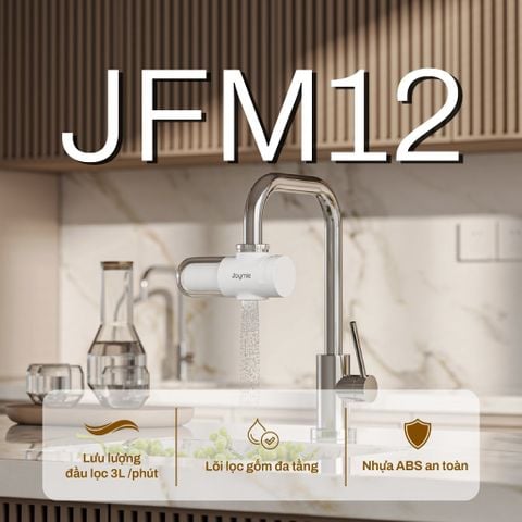  Đầu lọc nước tại vòi Joymie JFM12, Bộ lọc vòi nước phù hợp đầu vòi nước phòng bếp phòng tắm. 