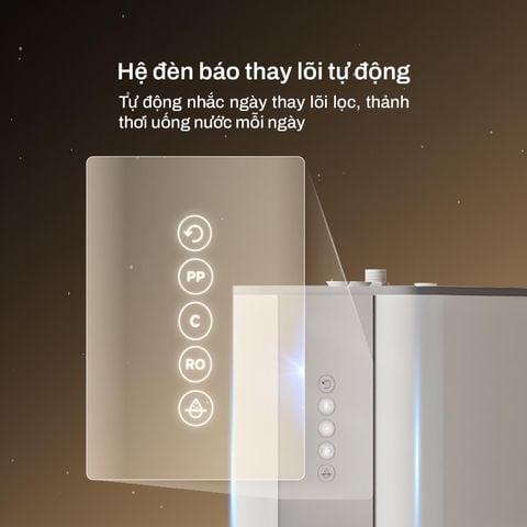  Máy lọc nước âm Joymie P30-B, có hệ đèn nhắc thay lõi tự động 