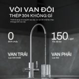  Máy lọc nước âm tủ bếp công suất lớn Joymie JM1000G, Máy lọc nước RO 