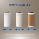  Bộ lọc đầu vòi hoa sen Joymie JSF08, Lọc nước tại vòi, gắn vòi tắm, rửa bát, có lõi thay thế 