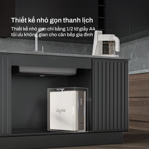  Máy lọc nước âm Joymie P30-B, có hệ đèn nhắc thay lõi tự động 