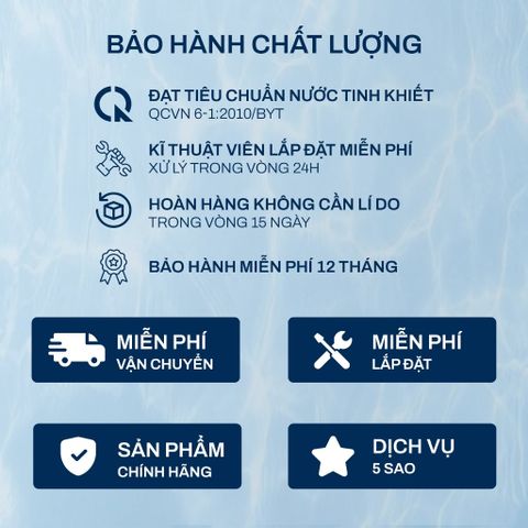  Lõi Lọc Joymie PP tự thay thế tương thích với Máy lọc nước Joymie P30-B/ P30-C 