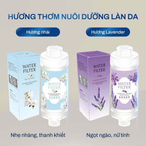  Bộ lọc gắn vòi sen Joymie JSF10 có mùi hương, bộ lọc gắn vòi đa năng 