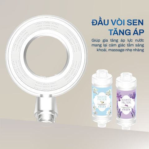  Bộ lọc gắn vòi sen Joymie JSF10 có mùi hương, bộ lọc gắn vòi đa năng 