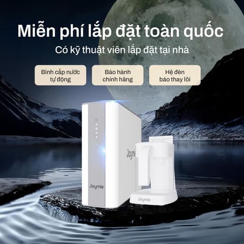  Máy lọc nước âm Joymie P30-B, có hệ đèn nhắc thay lõi tự động 