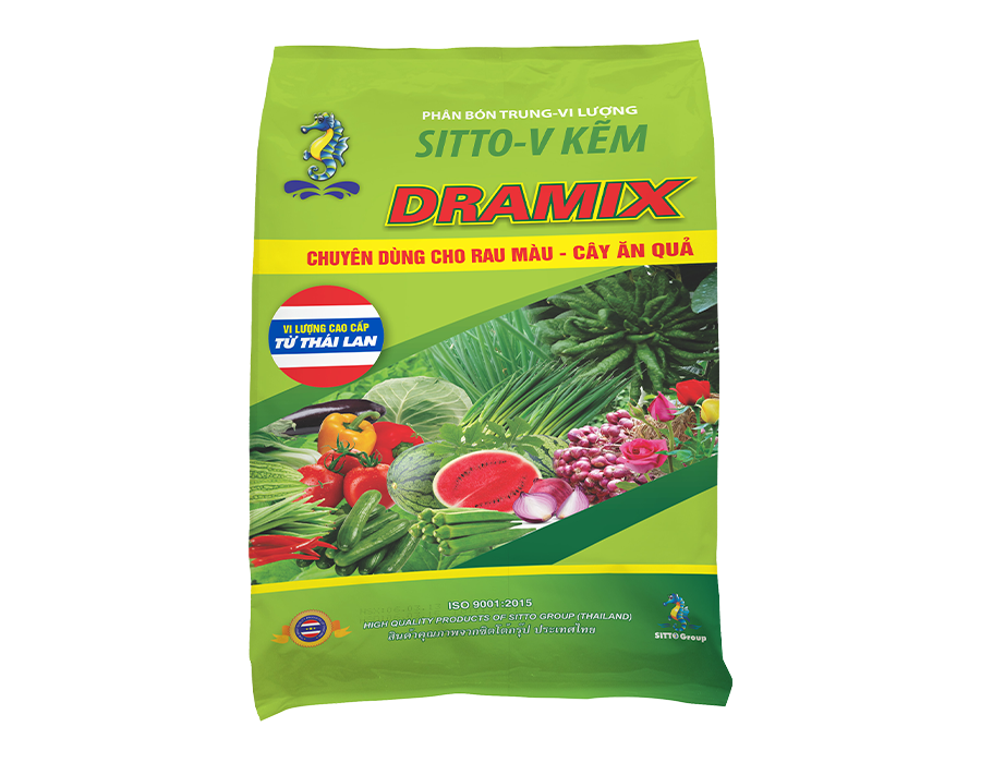  Phân bón lá SITTO-V KẼM DRAMIX (Gói 1kg) 