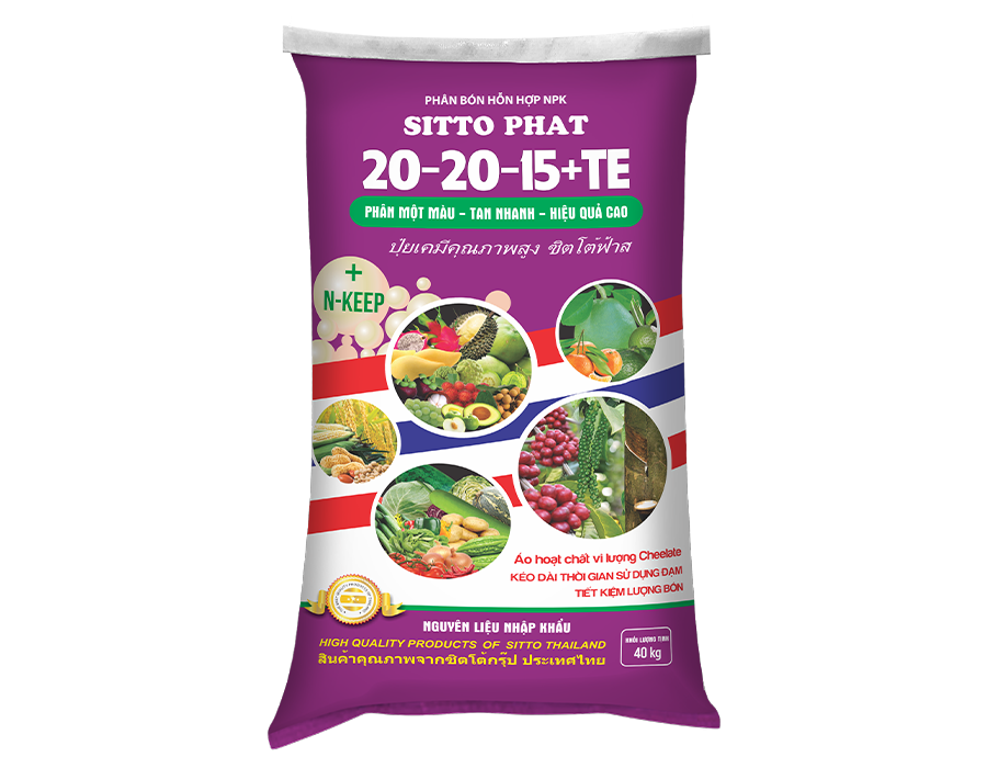  SITTO PHAT 20-20-15+TE MM (Bao 40kg) 
