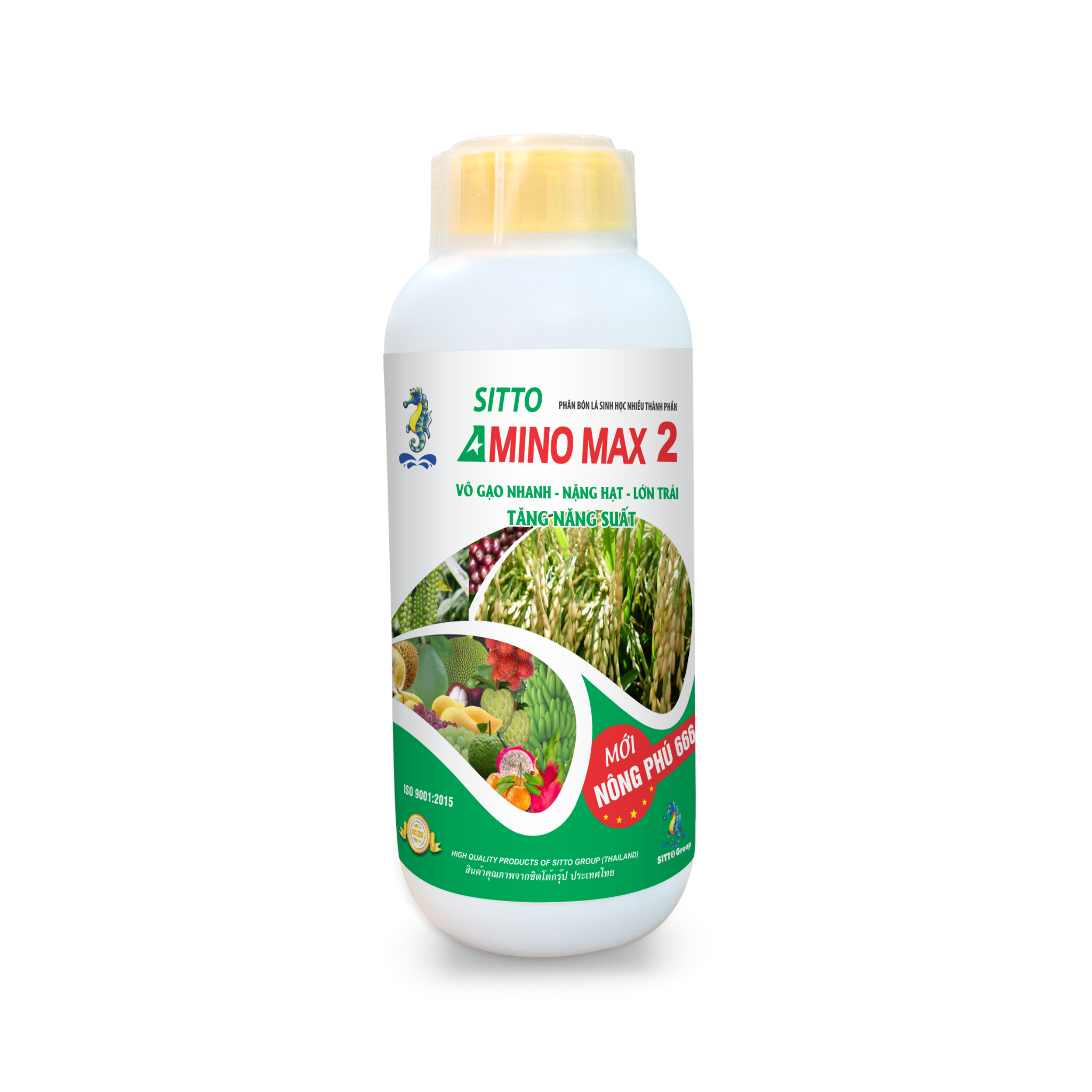  Phân bón lá SITTO AMINO MAX 2 - NP666 (Chai 500ml) 