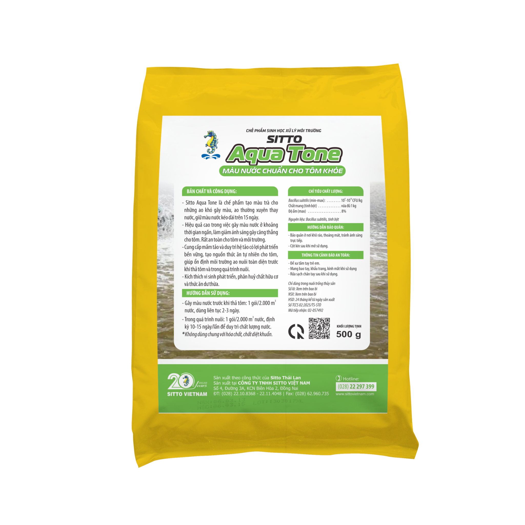  SITTO AQUA TONE 500GR 