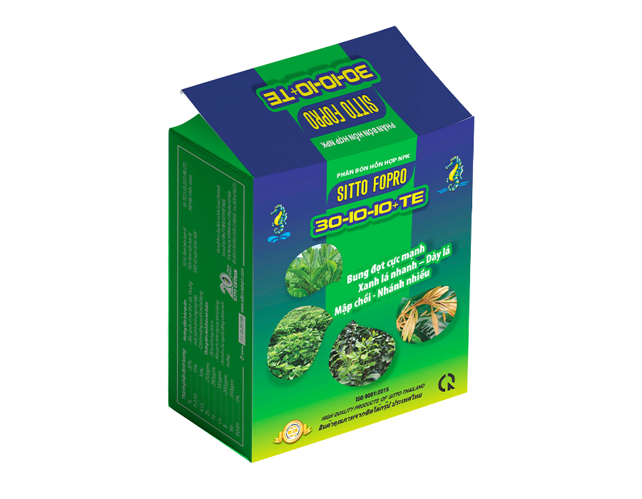  SITTO FOPRO 30-10-10+TE (Hộp 1kg) 