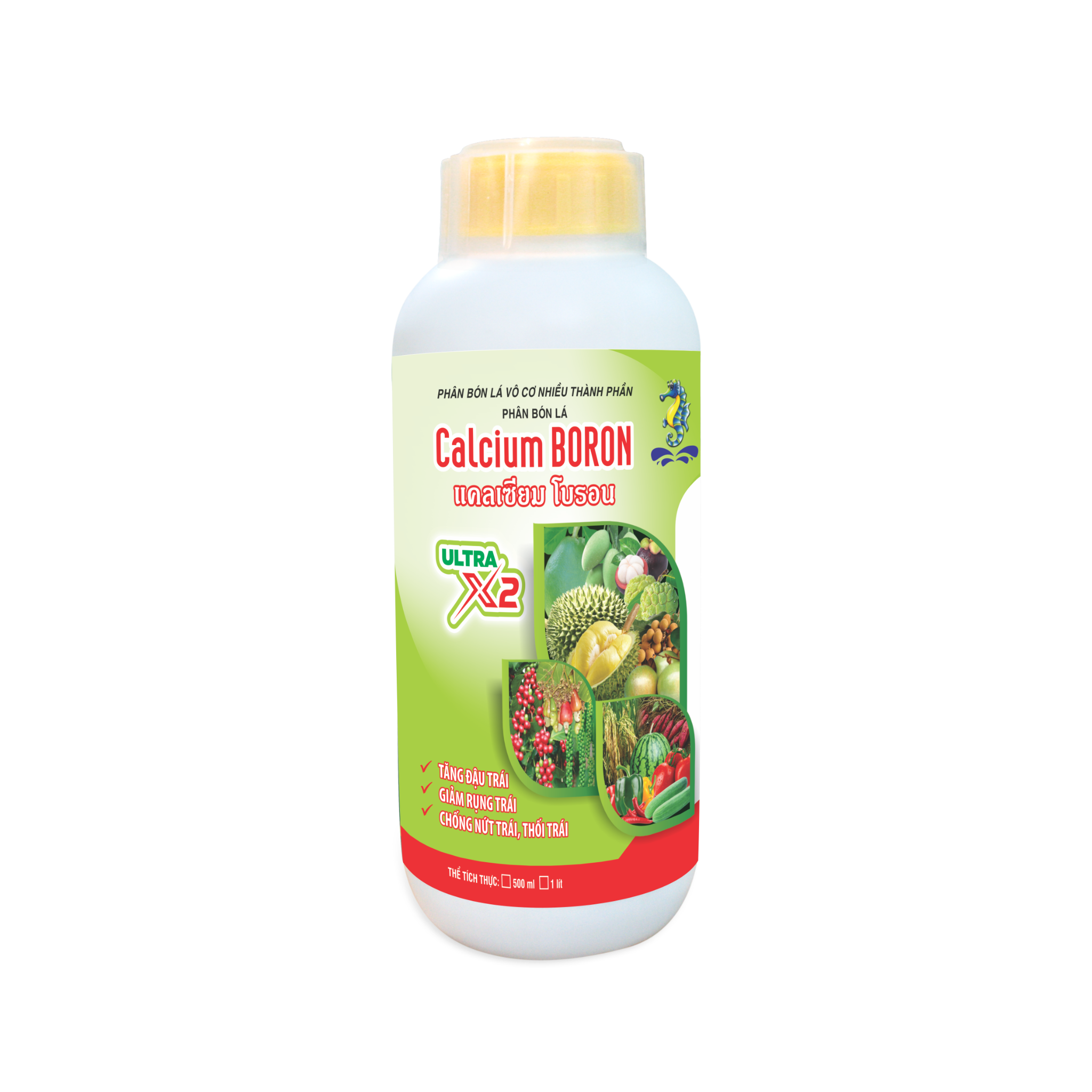  Phân bón lá CALCIUM BORON cây ăn trái (Chai 500ml) 